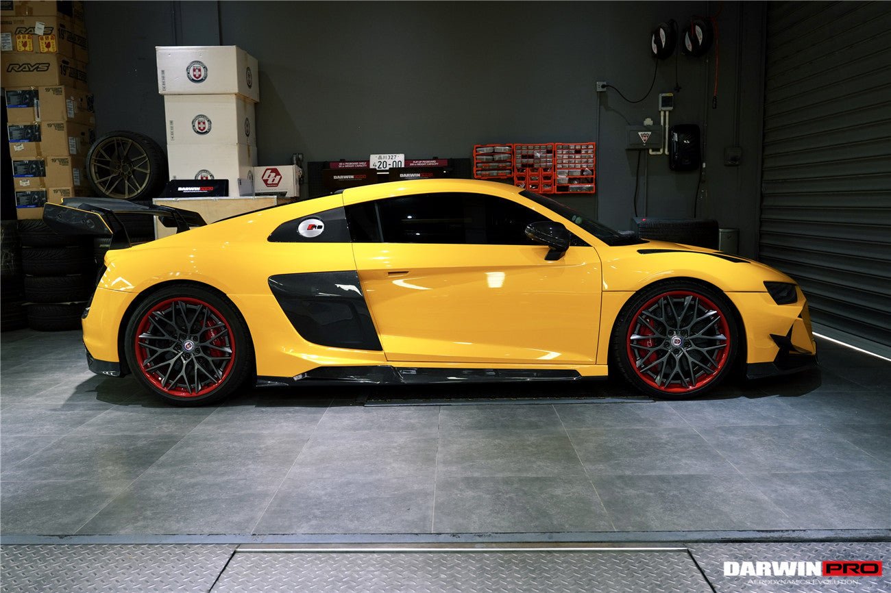 2016 - 2018 Audi R8 Coupe/Spyder iMPII Carbon Fiber Side Skirts Add on